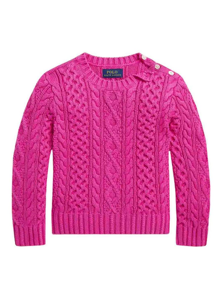 Polo Ralph Lauren Pull Col Rond - Couleur Chair