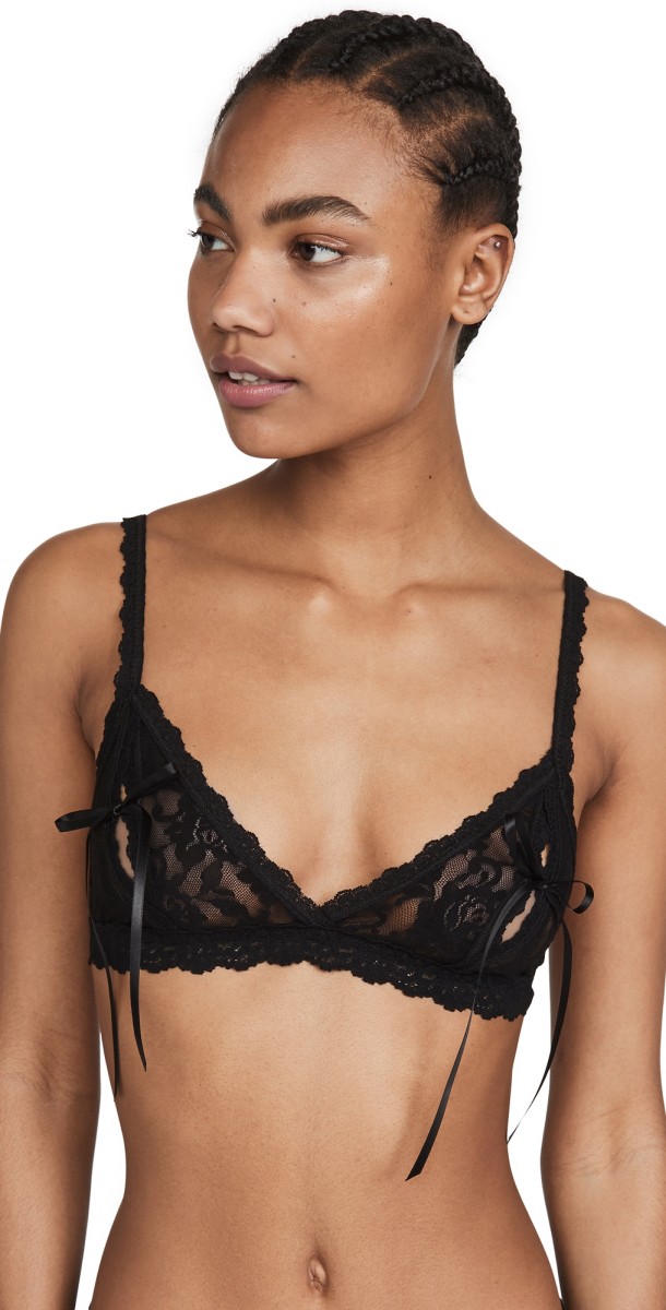 Hanky Panky After Midnight Open Bralette Red