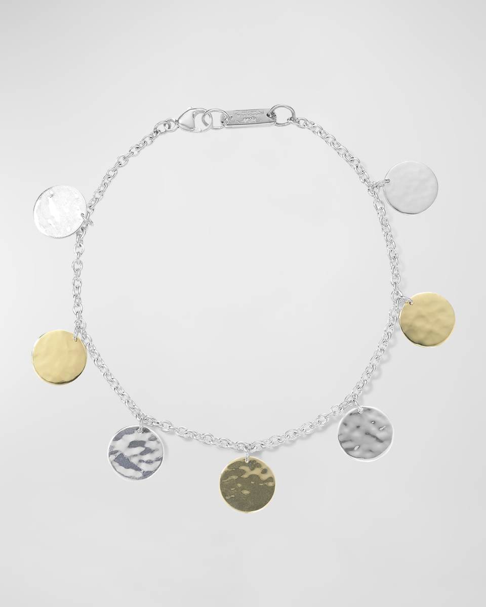 Hammered Paillette Bracelet in Chimera