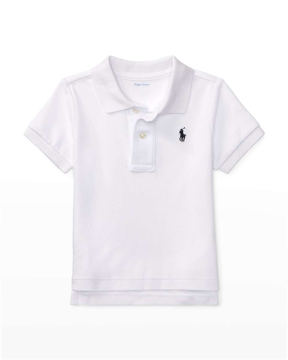 Boy's Logo Short-Sleeve Polo Shirt, Sizes 3M-24M
