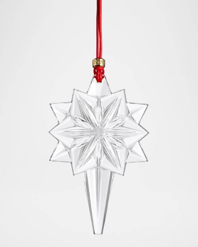 Annual 2024 Snow Star Christmas Ornament