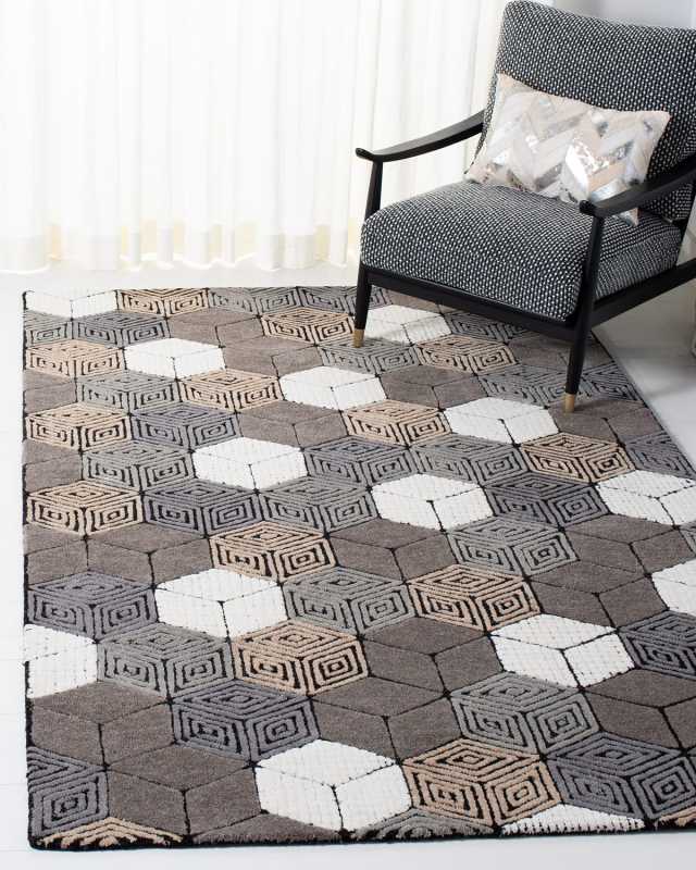 Snowdrop Hand-Tufted Rug, 6' x 9'
