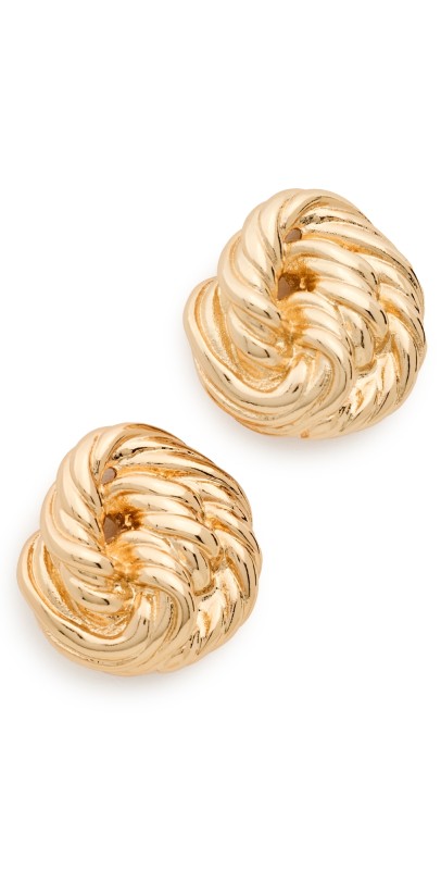 LELET NY Briar Knotted Earrings Gold