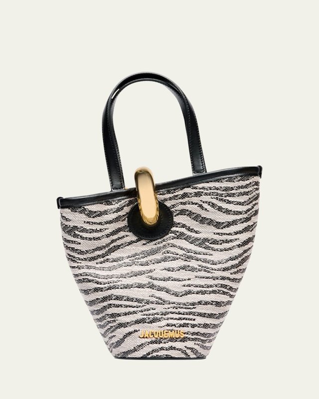 Le Petit Bambola Zebra Ring Top-Handle Bag