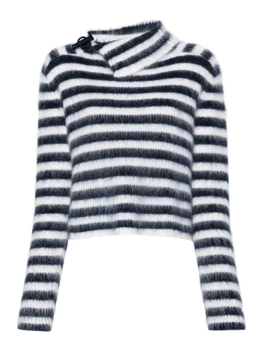 Jacquemus Pull Col Rond - Bleu