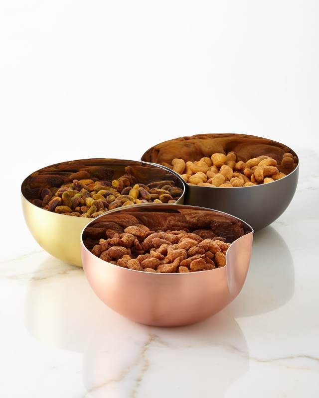 Large Arroyo Interlocking Bowls, Set of Three