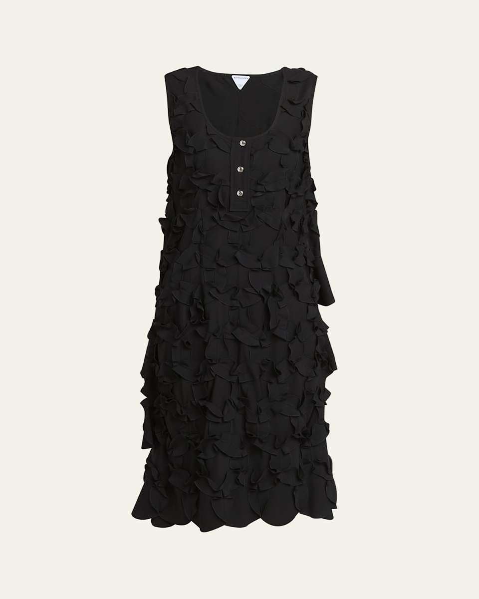 Circle Patch Fluid Viscose Dress