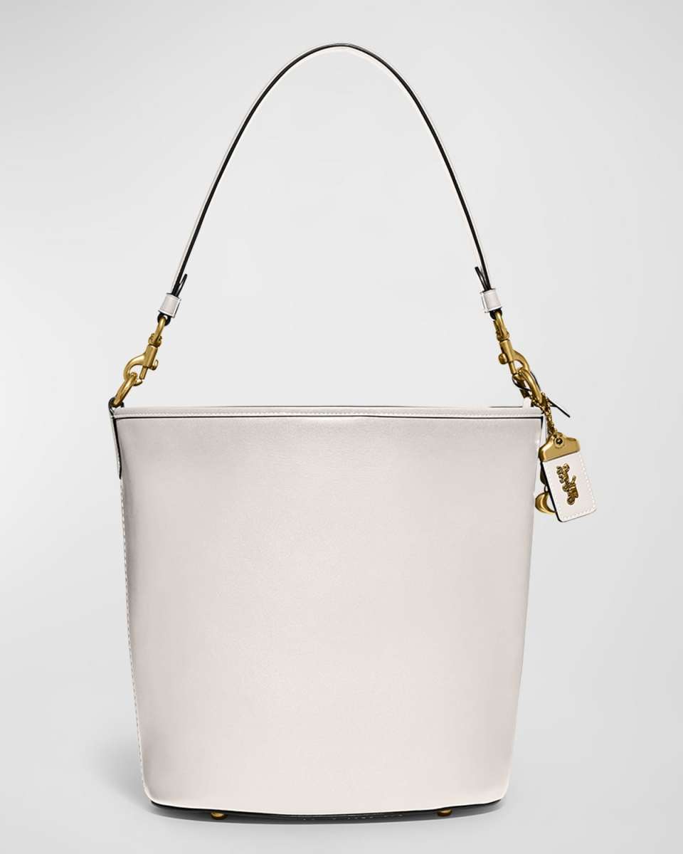 Dakota Glove-Tanned Leather Bucket Bag
