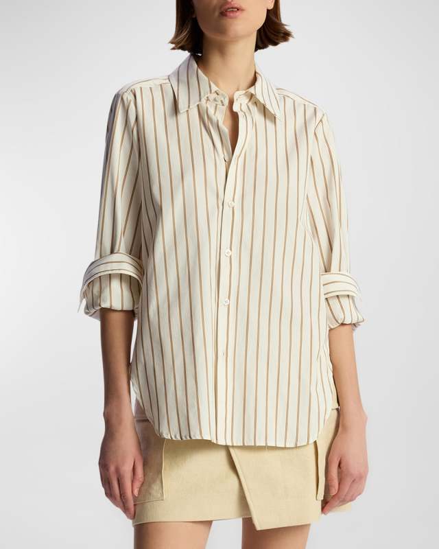 Aiden Button-Front Top