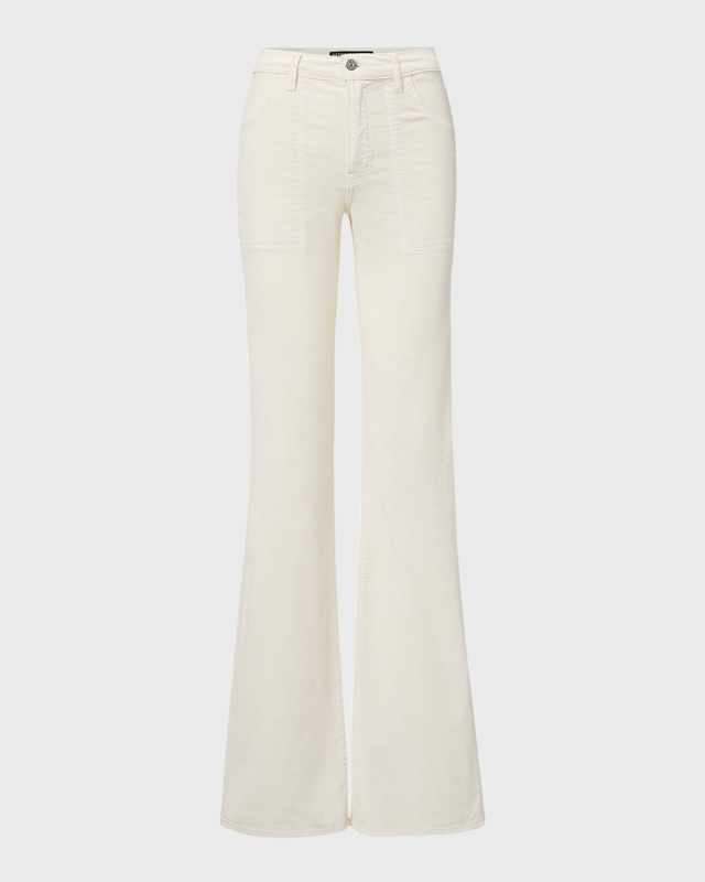 Crosbie Wide-Leg Patch Pocket Corduroy Jeans
