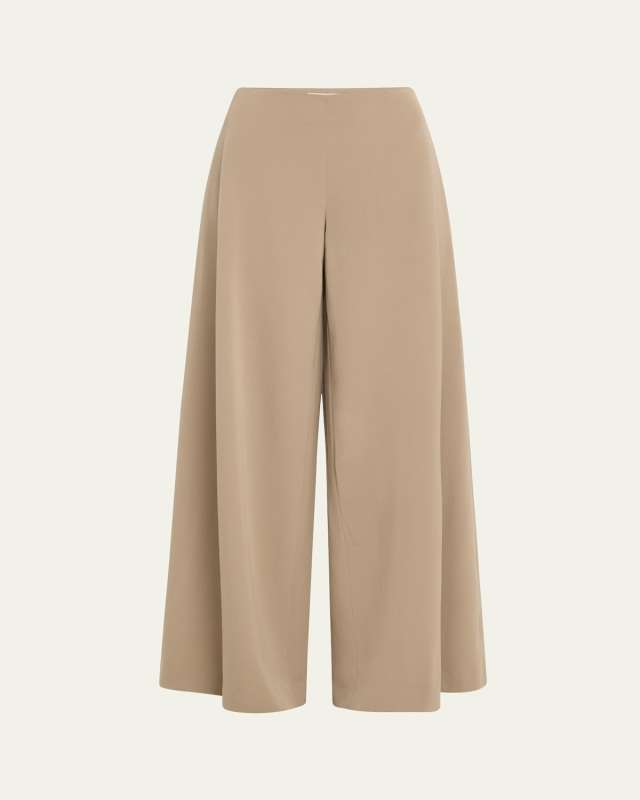 Dela Mid-Rise Wide-Leg Pants