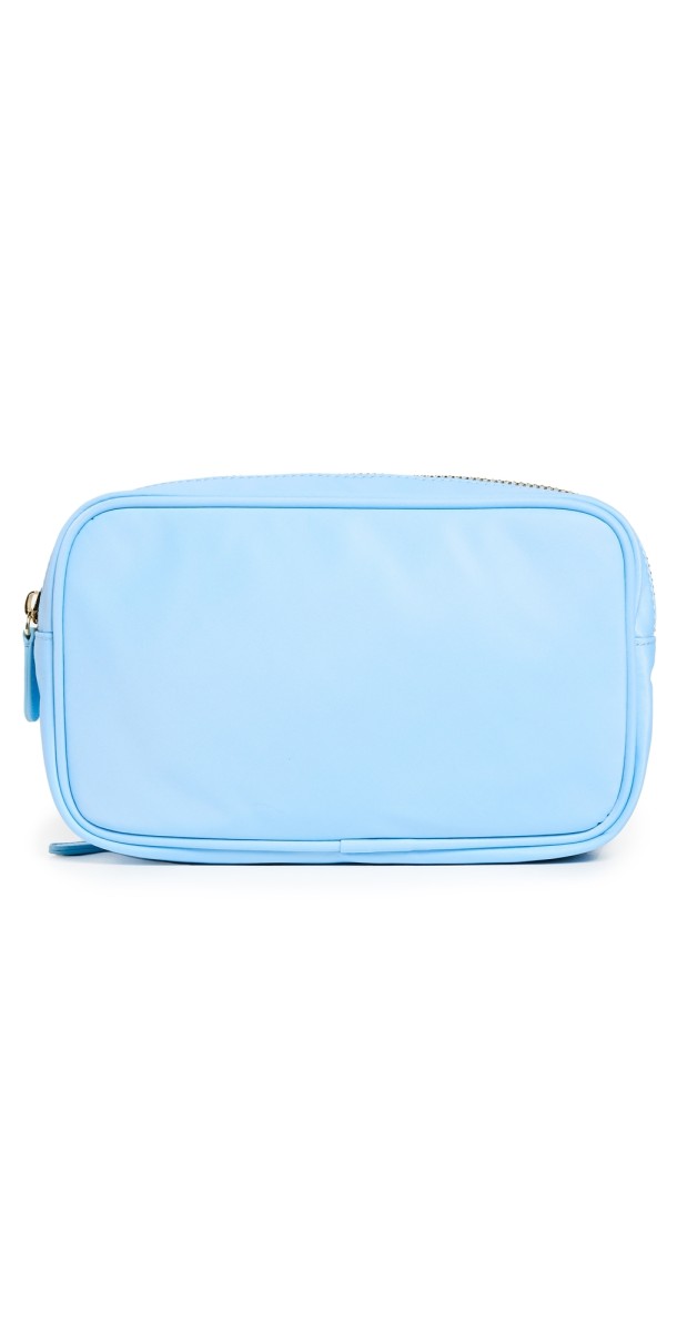 Stoney Clover Lane Double Zip Pouch Periwinkle