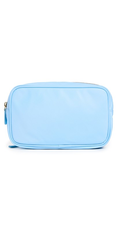 Stoney Clover Lane Double Zip Pouch Periwinkle