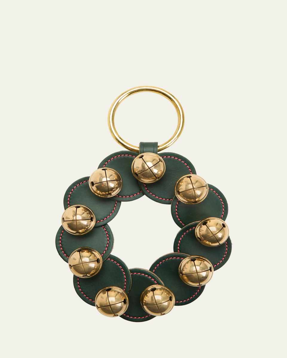 Brass Bells Disk Wreath