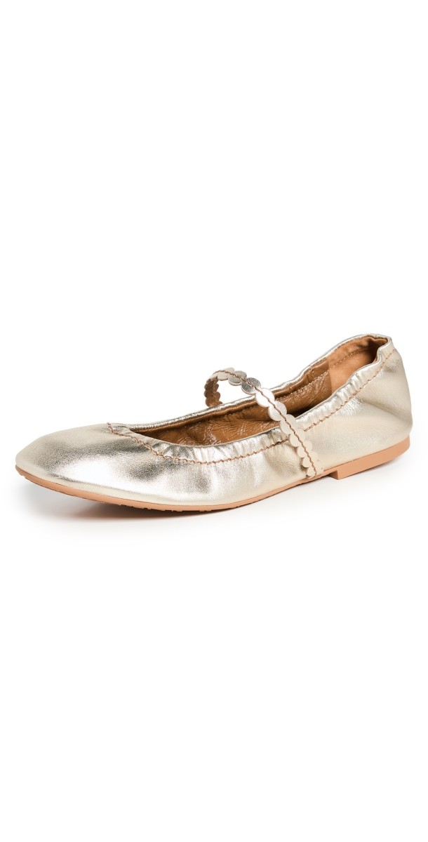 See by Chloé Kaddy Flats Light Gold