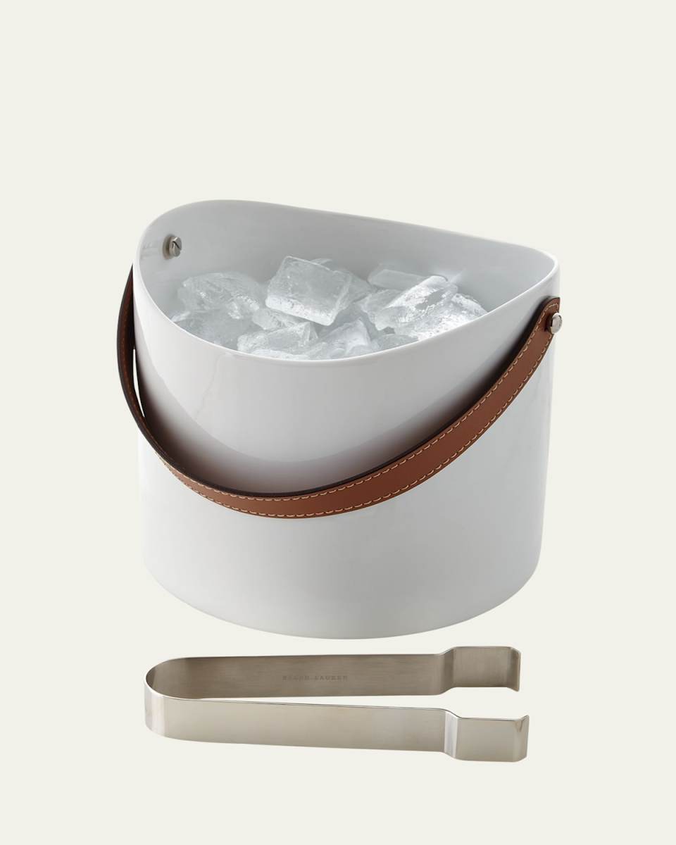 Wyatt Ice Bucket and Tongs