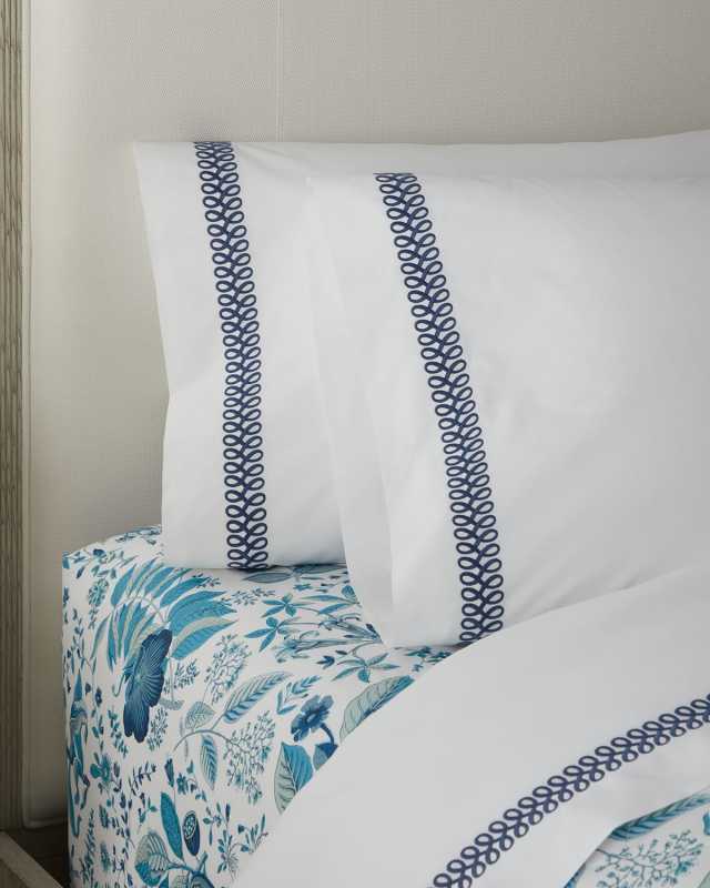 Astor Braid Pillowcases, Pair,