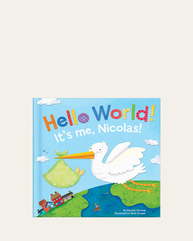 "Hello World" Book by Jennifer Dewing, Personalized