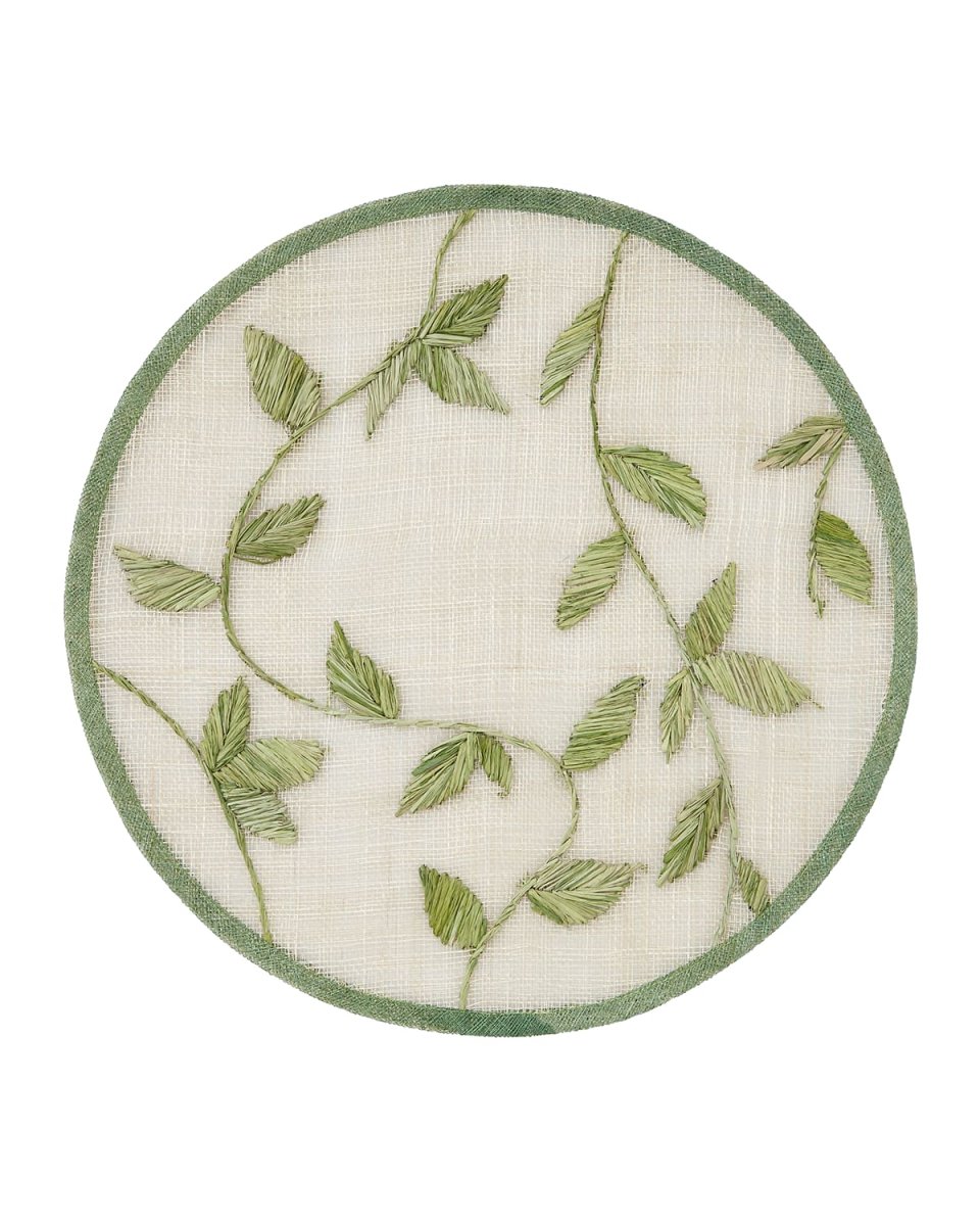Straw Leaf Placemats, Set of 4