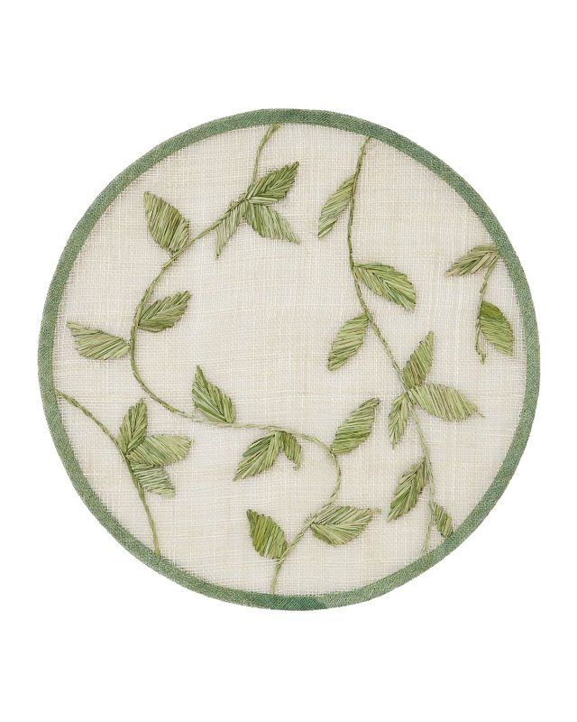 Straw Leaf Placemats, Set of 4