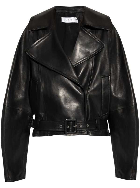 Yuria leather biker jacket