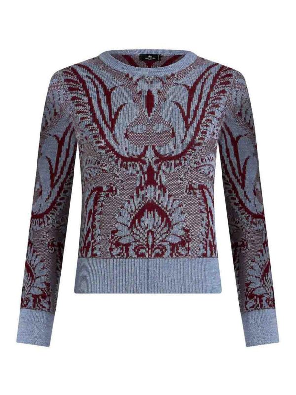 Etro Pull Col Rond - Multicolore