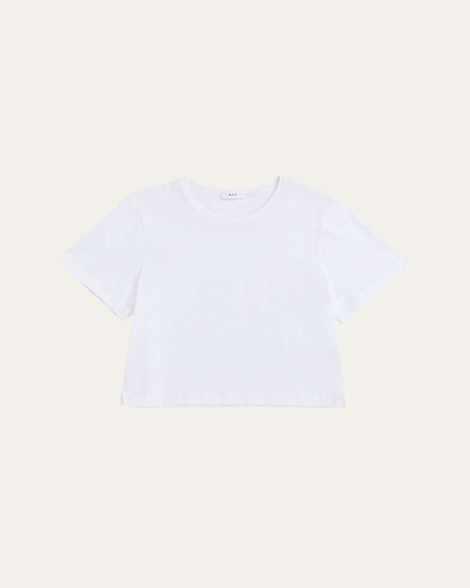 Julia Cropped Crewneck T