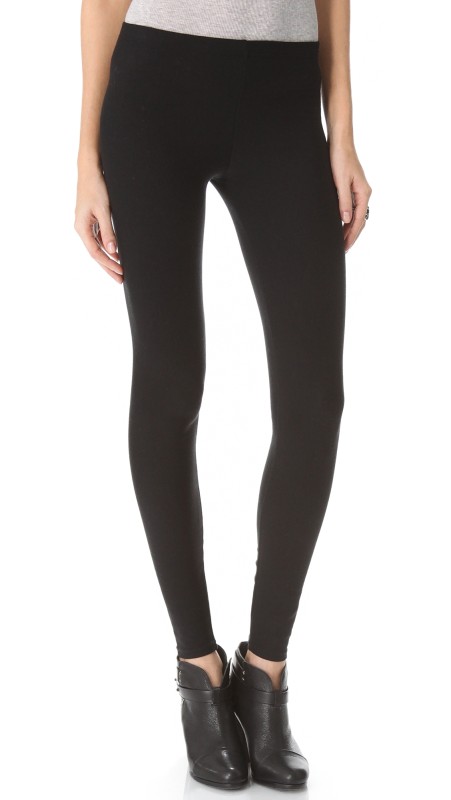Plush Fleece Lined Leggings Black