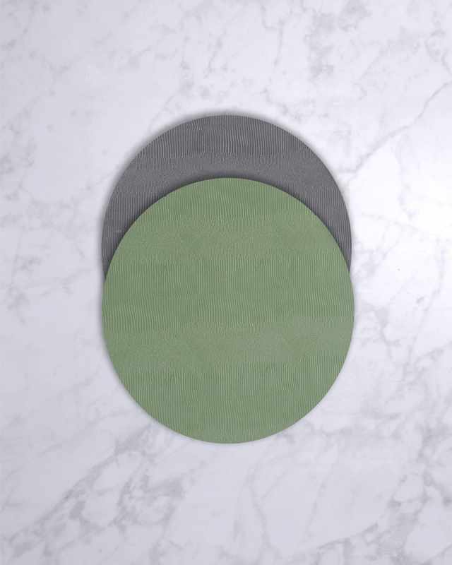 VIDA Snakeskin Round Placemat, Set of 4