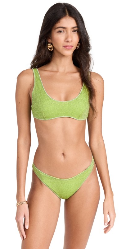 Oseree Lumire Sporty Bikini Set Lime