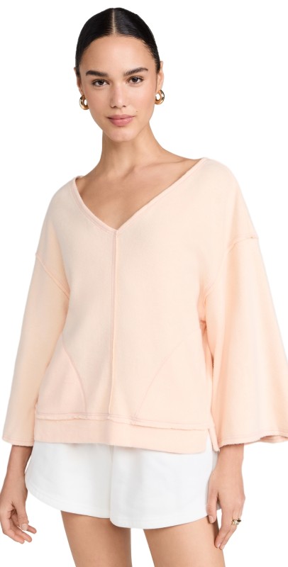 Free People Day Off Pullover Tender Peach