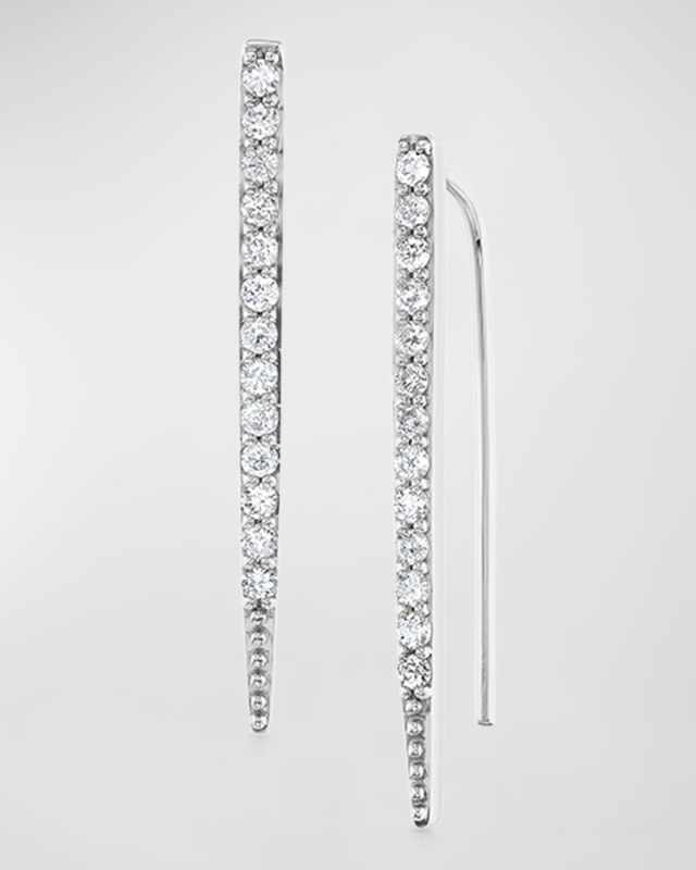 Baby Stick Diamond Earrings