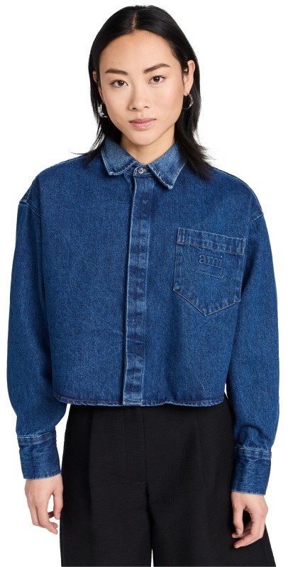 AMI Denimhirt Used Blue