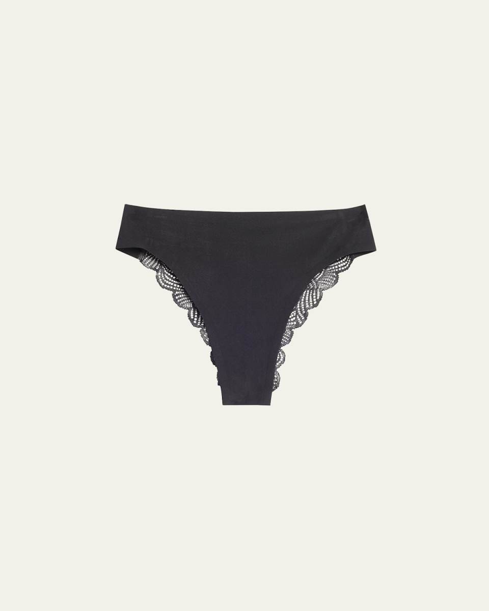 SoftStretch Seamless Lace Thong