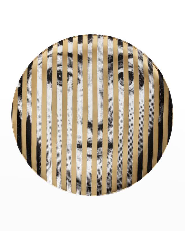 Tema E Variazioni n. 34 Gold Stripes Wall Plate