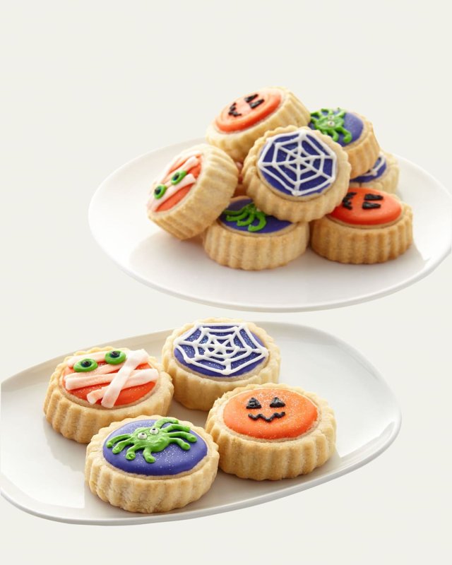 Halloween Shortbread Cookies in Gift Tin