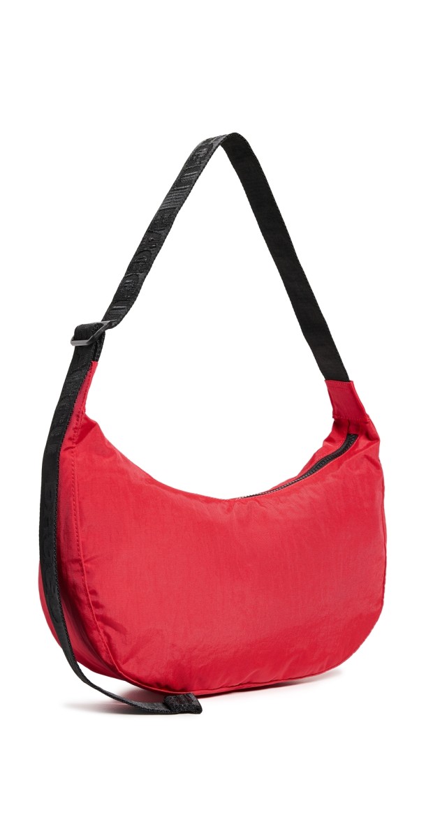 BAGGU Medium Nylon Crescent Bag Candy Apple