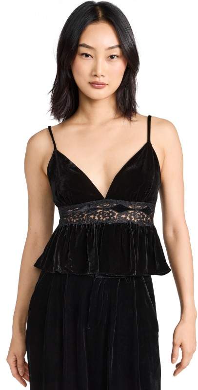 CAMI NYC Onia Cami Black
