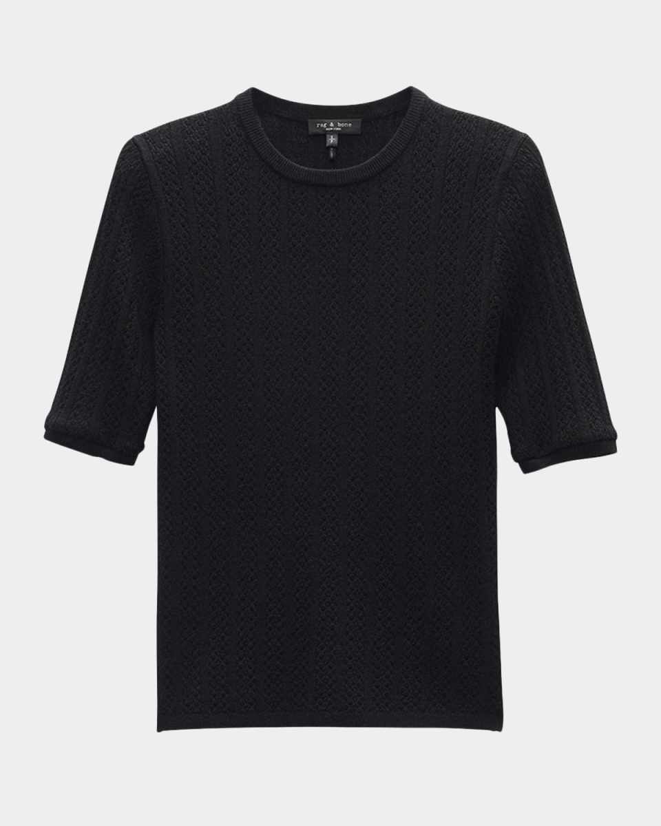 Tina Merino Wool Crewneck Top