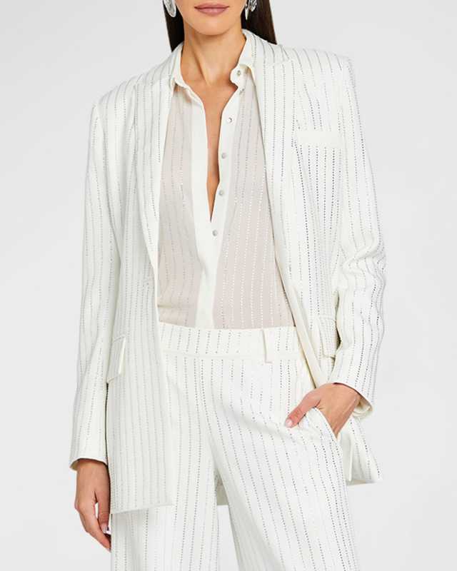 Solana Rhinestone Embellished Blazer