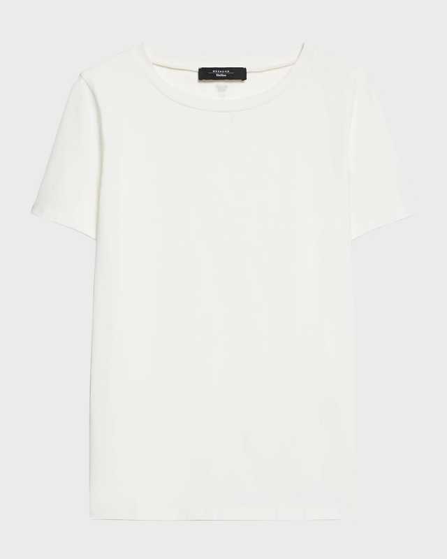 Multib Crewneck Stretch Cotton T-Shirt
