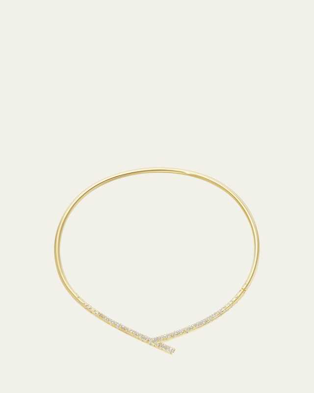 18K Yellow Gold Fairmined Oera Choker Necklace with Diamonds