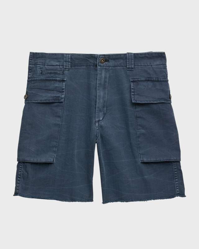 Boy's 5-Pocket Denim Cargo Shorts, Size 8-20