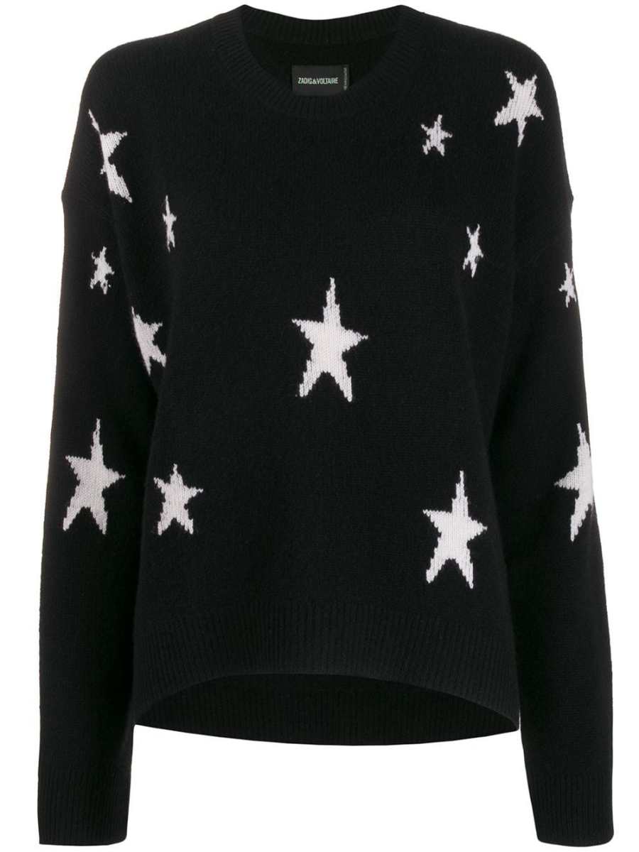 star print sweater