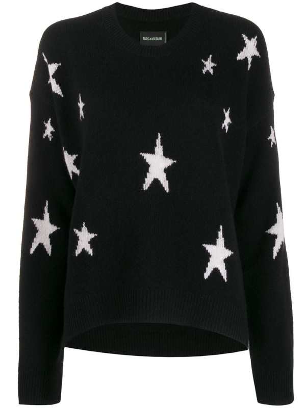 star print sweater