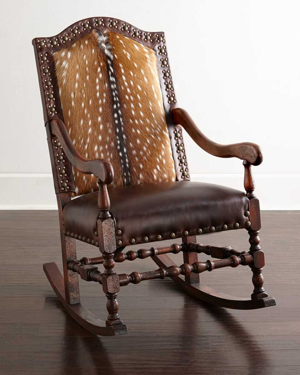Jefferson Leather Rocking Chair