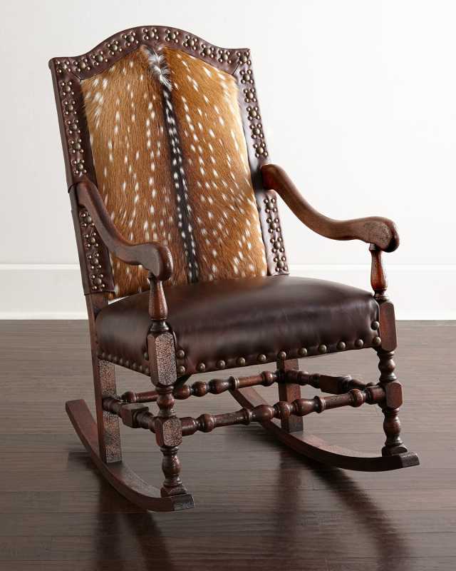 Jefferson Leather Rocking Chair