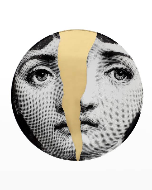 Tema E Variazioni n. 10 Broken Face Gold Wall Plate