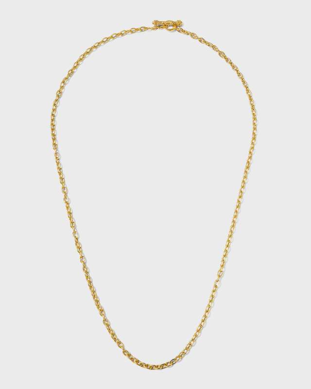 Orvieto Chain Necklace, 35"L