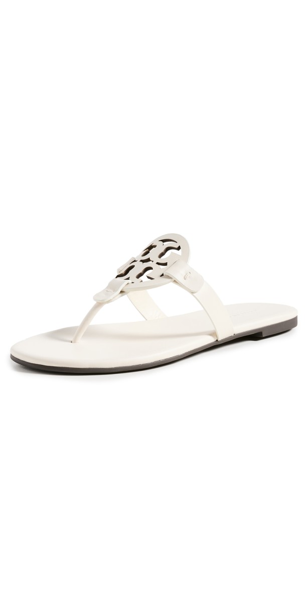 Tory Burch Miller Soft Sandals New Ivory